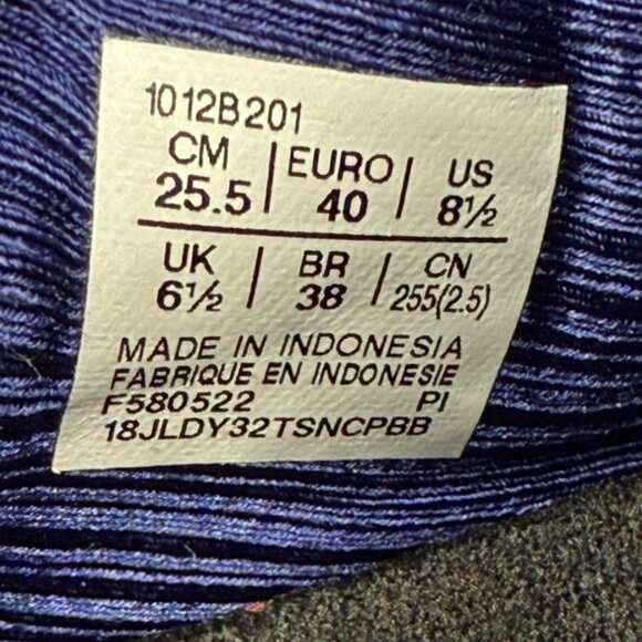 Asics Gel-Nimbus 24 Women’s Running Shoes Purple Blue Lightweight Size 8.5 Mesh - Picture 5 of 7